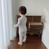 2025 Pure Cotton Kids' Autumn Warm Set: Class A Top & Trousers for Boys and Girls