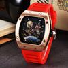 2025 New Barrel-shaped Space Astronaut Luminous Hollow Tourbillon Fashion Men's Quartz Watch