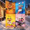 Deka se vzorem Five Nights at Freddy's pro domácí dekoraci, postel, pohovku, cestování autem, kempování, vhodná pro všechna roční období, dárek k narozeninám a Vánocům