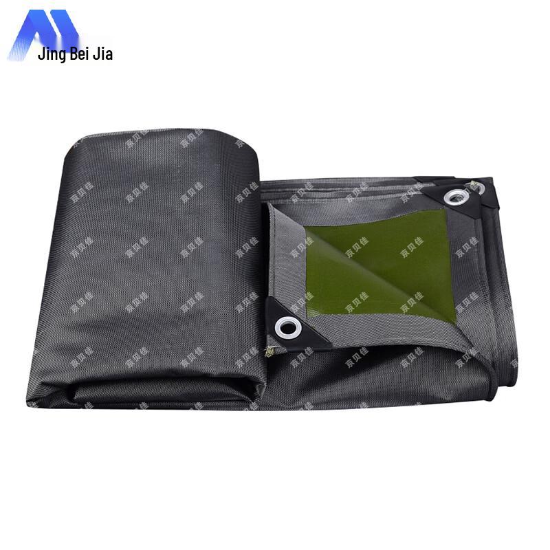 Jingbeijia Heavy-Duty Black Waterproof PVC Tarp