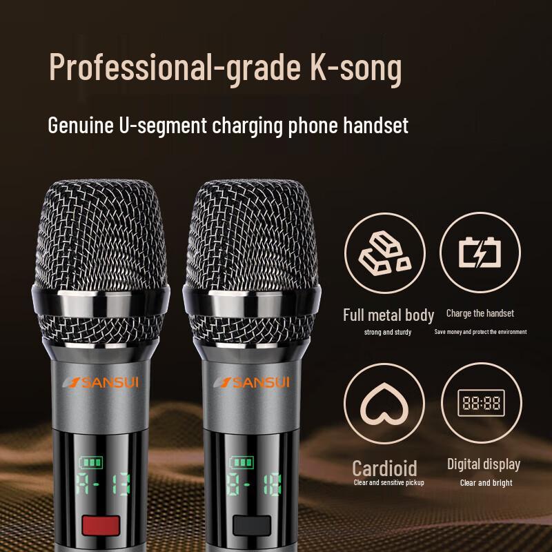 SANSUI 91P Home KTV Sound System CN Plug (adapter Included)