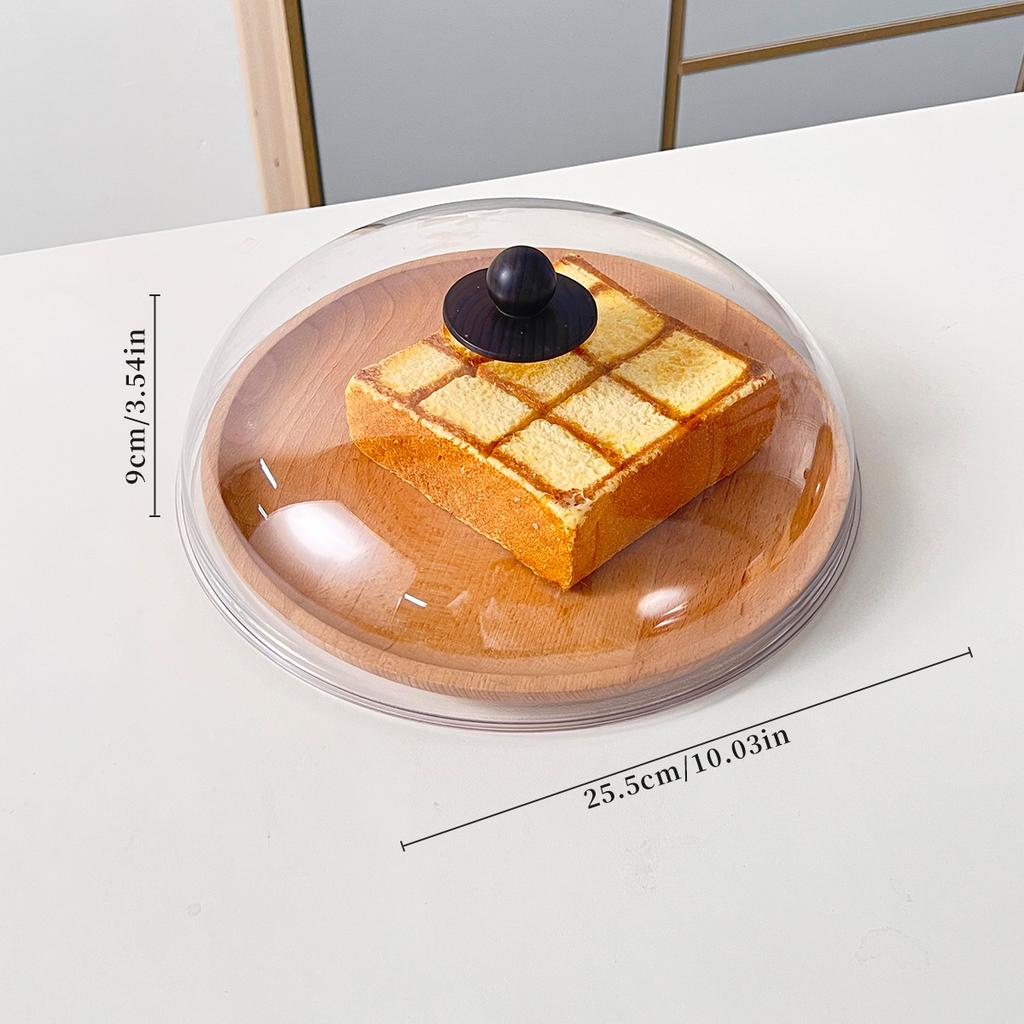 Transparent Plastic Insulation Food Cover Dustproof&Insect Dish Cover Reusable Food Fresh-keeping Cover Kitchen Accessories
