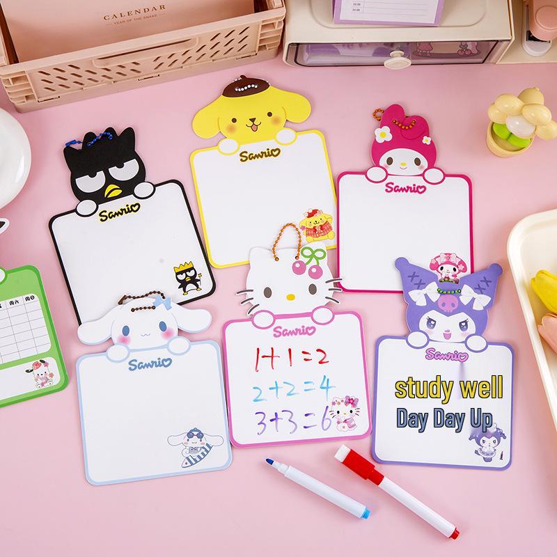 

Стираемая доска Sanrio для студентов - Настольная доска для сообщений и рисования граффити 14 x 11.6 cm