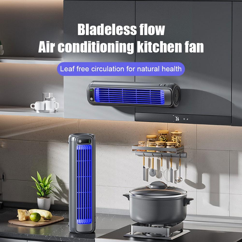 Ventilador de cozinha de verão de três velocidades, parede, condicionador portátil, ventilador de ar de resfriamento, ultra condicionador, refrigeração montada no ar, silencioso