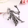 Cool Skull Simple Gift Skeleton Skull Key Rings Cranial Keychain Skeleton Pendant Skull Keyring