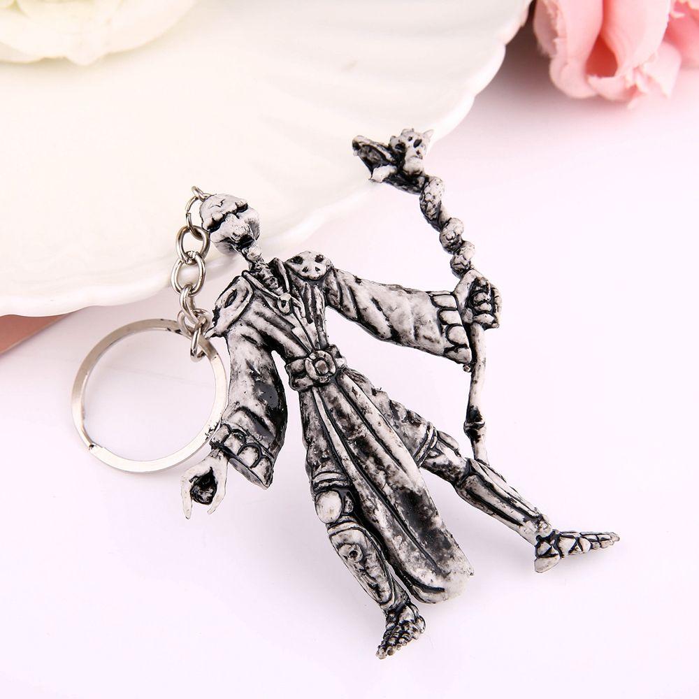 Cool Skull Simple Gift Skeleton Skull Key Rings Cranial Keychain Skeleton Pendant Skull Keyring