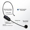 Wireless Microphone Headset UHF Wireless Headset & Handheld 2 in 1 Mic with LED Digital Display 165 ft Range Micrence Microphone