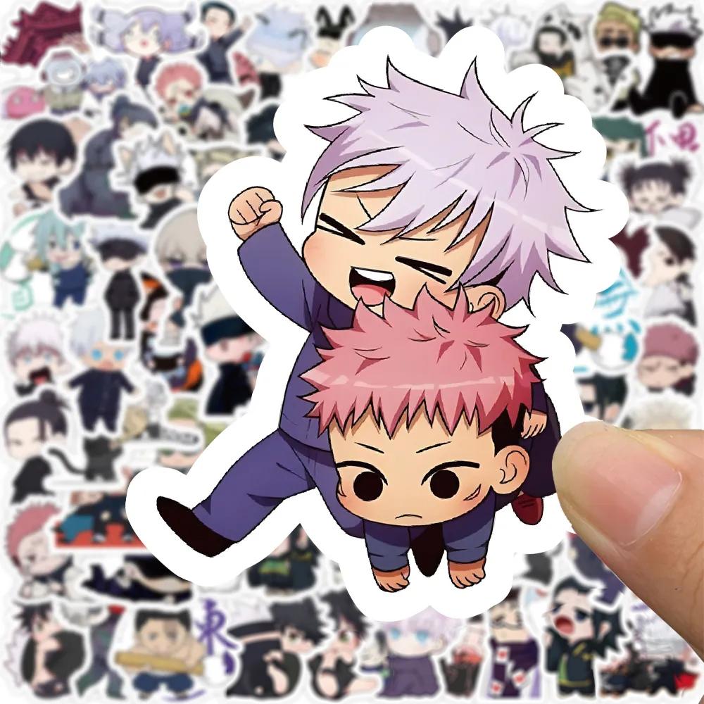 10/30/50/100 Stück Lustige Cartoon Jujutsu Kaisen Aufkleber Anime Decals DIY Auto Laptop Handyhülle Skateboard Wasserdichter Aufkleber Spielzeug