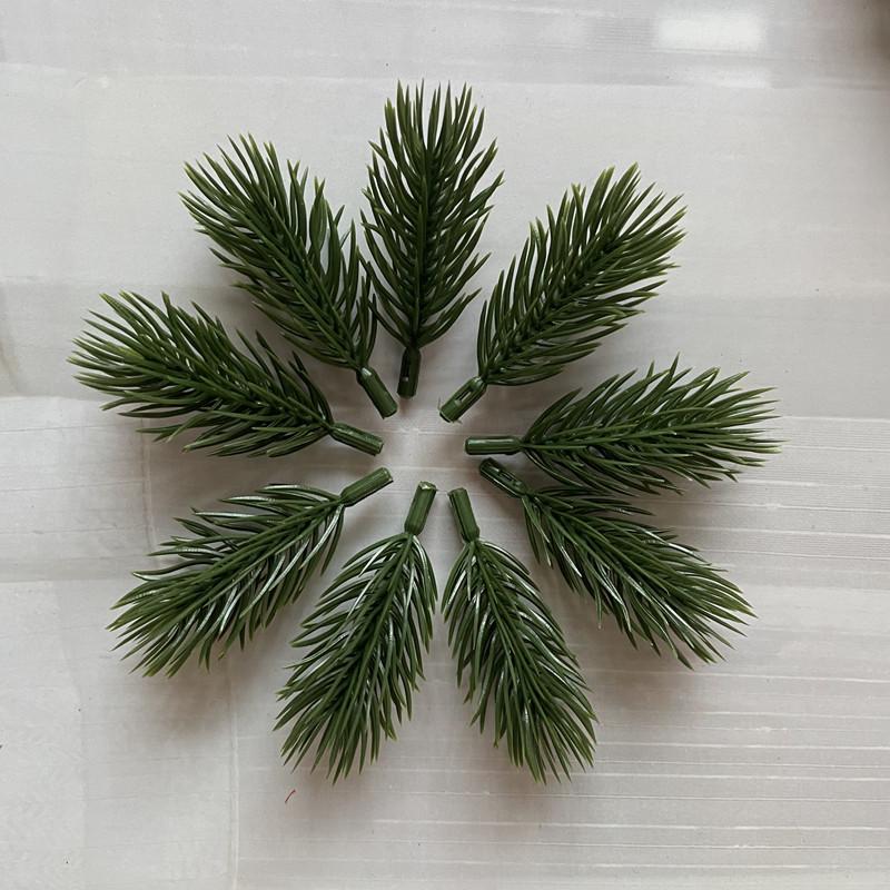

10 шт. Сосновые ветки Искусственное растение Искусственный цветок Ветка Рождественская вечеринка Украшение DIY Аксессуары Букет Подарочная коробка 6CM