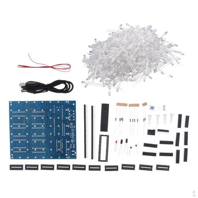For 3D8 DIY 8x8x8 LED 3D Light Electronic Soldering Kit Board