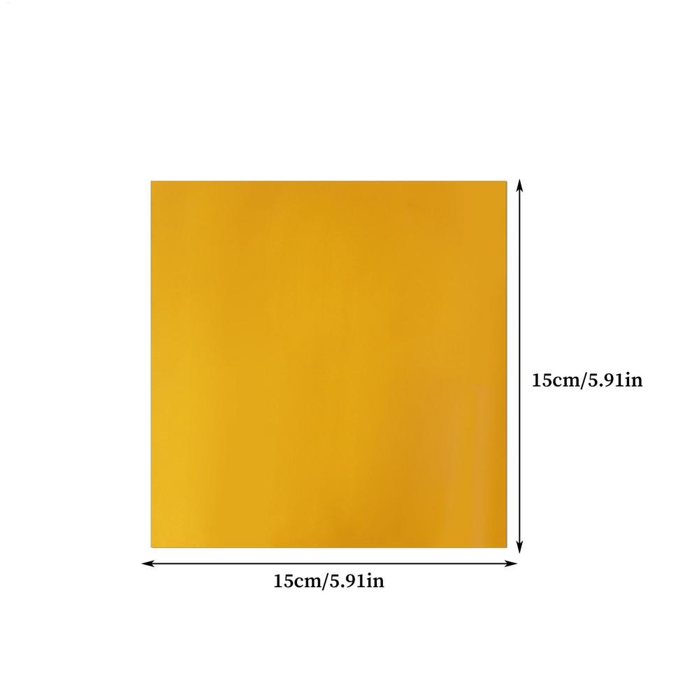 

20pcs DIY Gold Aluminum Foil 20-Piece Heavy Duty 15x15cm Embossed Aluminum Sheets Crafting Foil for Painting Engraving Mounting