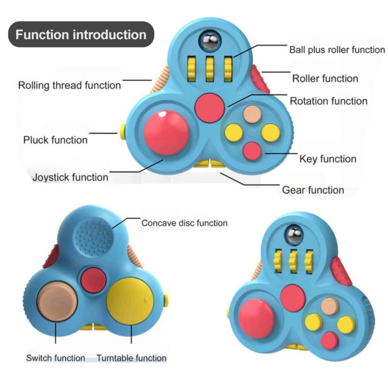 Magic Gyros Cube Toys Decompression Dice for Autism Adhd Anxiety Relieve Adults Childen Stress Relief Anti-Stress Fingertip Toys