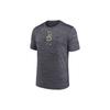 Arizona Diamondbacks City Connect Practice Velocity Logo Print Crew Neck Short Sleeve T-Shirt Men T-Shirts Dark-Gray NKM500ADQS-41G