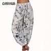 Women's New Printed Loose Casual Wide Leg Pants Harlan Pants