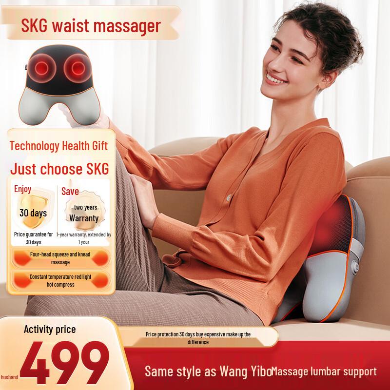 

SKG T5 Lumbar Massage Cushion & Pillow CN plug (adapter included)