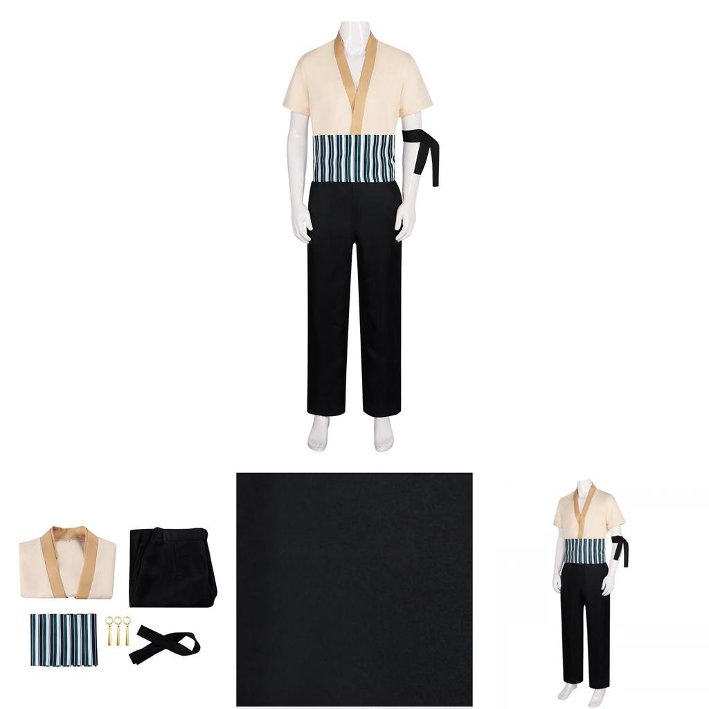 Realitätsnahe Version von One Piece Film Zoro Cosplay Kostüm Komplettset zum Rollenspiel