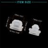 ACROPIX Retainer Clip for BM W E46 E90 E91 E92 320i 323i 325i 328i 330i M3 X5 E53 White 20pcs