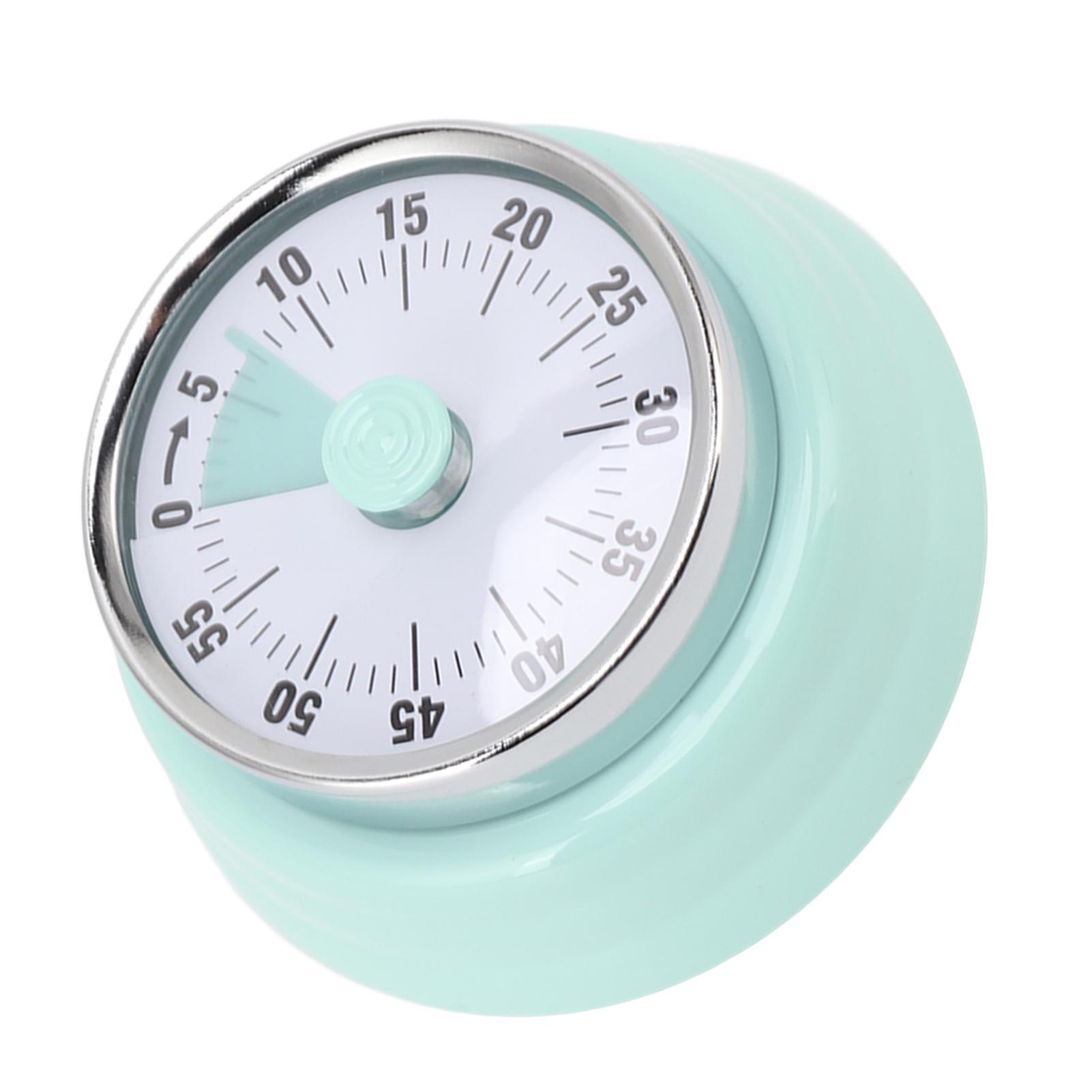 

Mechanical Countdown Timer with Visual Display Dial Stainless Steel Timer for Learning Office Light Green светло-зеленый