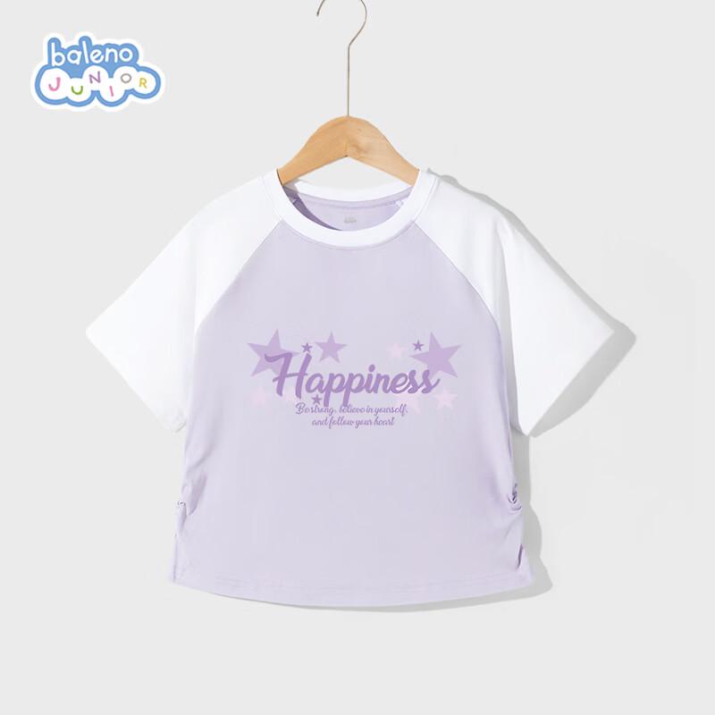 Baleno Girls  2026 Summer Short Sleeve T-Shirt 160