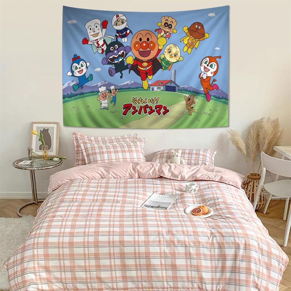 Children Anpanman Anime Hanging Bohemian Tapestry Bohemian Wall Tapestries Mandala Cheap Hippie Wall Hanging