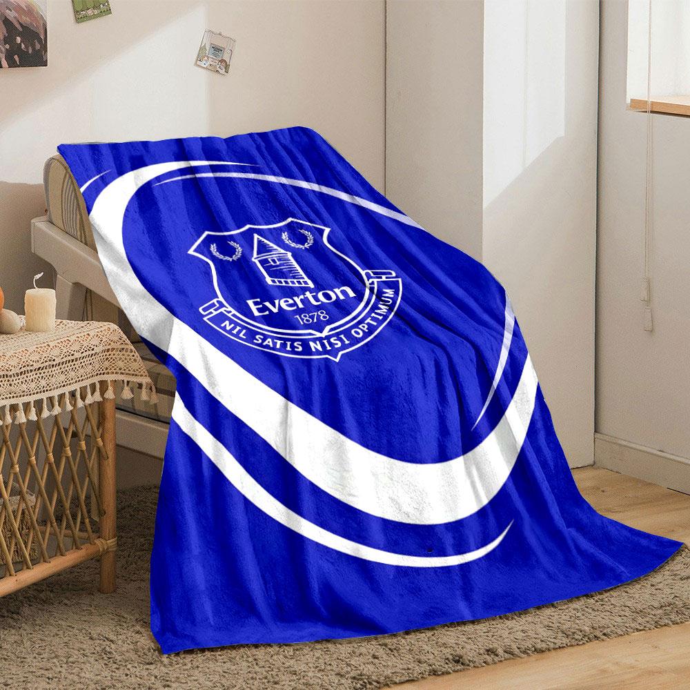 Everton FC Blue Blanket Design print blanket soft and cozy perfect for the living room bed sofa or a nap,gift