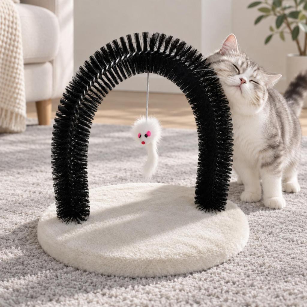 Brush Arch Self Groomer Interactive Grooming Assist-Grooming Toy