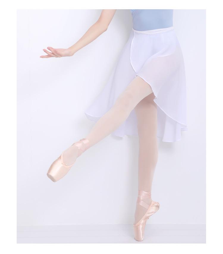 Women's Chiffon Ballet Dance Practice Skirt - Adjustable Long One-Piece for Adults