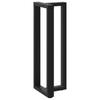 Vidaxl Nogi Do Stołu Barowego, 2 Szt., Czarne, 50X35X(110-111)Cm, Stal