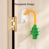 Security Key Card Silicone Door Stopper Christmas Tree Shape Baby Safety Anti-Pinch Design Door Guard