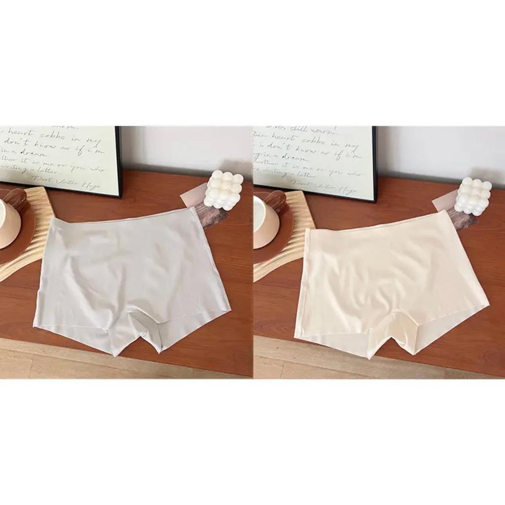 Seamless Ultra-Thin Safety Boxer Briefs: Cool, Quick-Dry, Anti-Exposure Foundation Panties