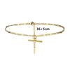 Collana a Catena Figaro a T da Donna - Semplice Collare Choker di Design Gioiello per la Clavicola