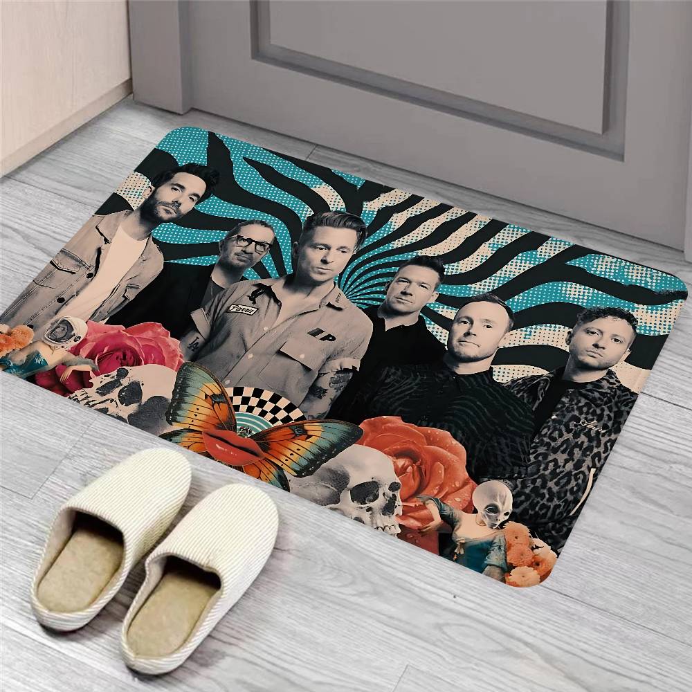 Pop Rock Band O-Onerepublic Floor Mat INS Style Soft Bedroom Floor House Laundry Room Mat Anti-skid Household Carpets