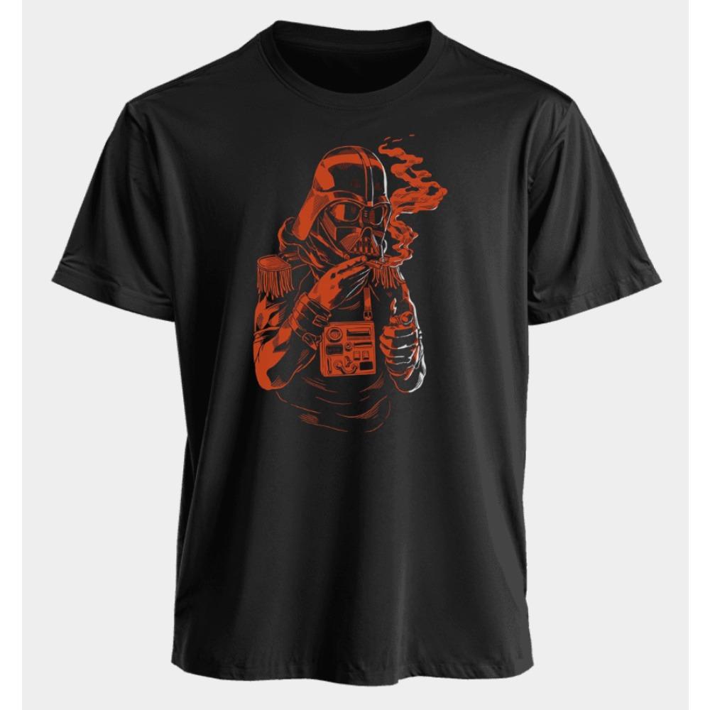 Scifi Star Wars Printed Cotton Short Sleeve American Street Mens and Womens Summer Sports Loose Daily Crew Neck TShirt