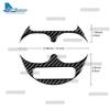 For Abarth 595/695/Fiat 500 2016 2017 2018      2024 Real Soft Carbon Fiber Sticker LHD RHD Cup Holder Trim