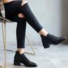 Booties Elegant With Medium Heels Pointed Toe Elastic Female Short Shoes Designer Luxury On Promotion Boot Women's Ankle Boots