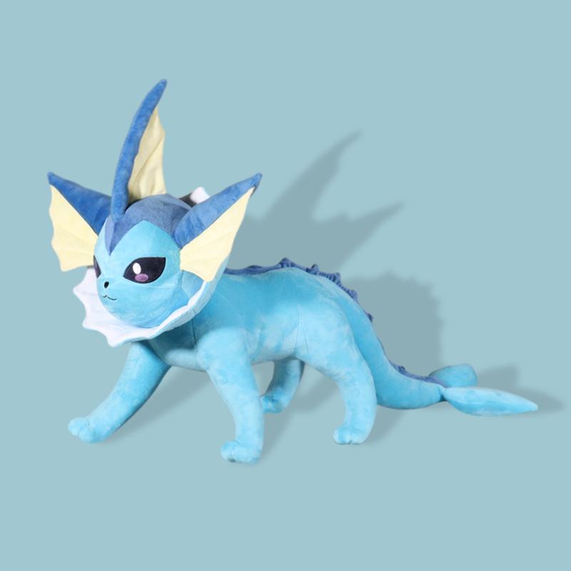 Japan Cartoon  60cm Vaporeon High Quality Soft Stuffed Animal Doll Plush Toys Birthday Present For Child