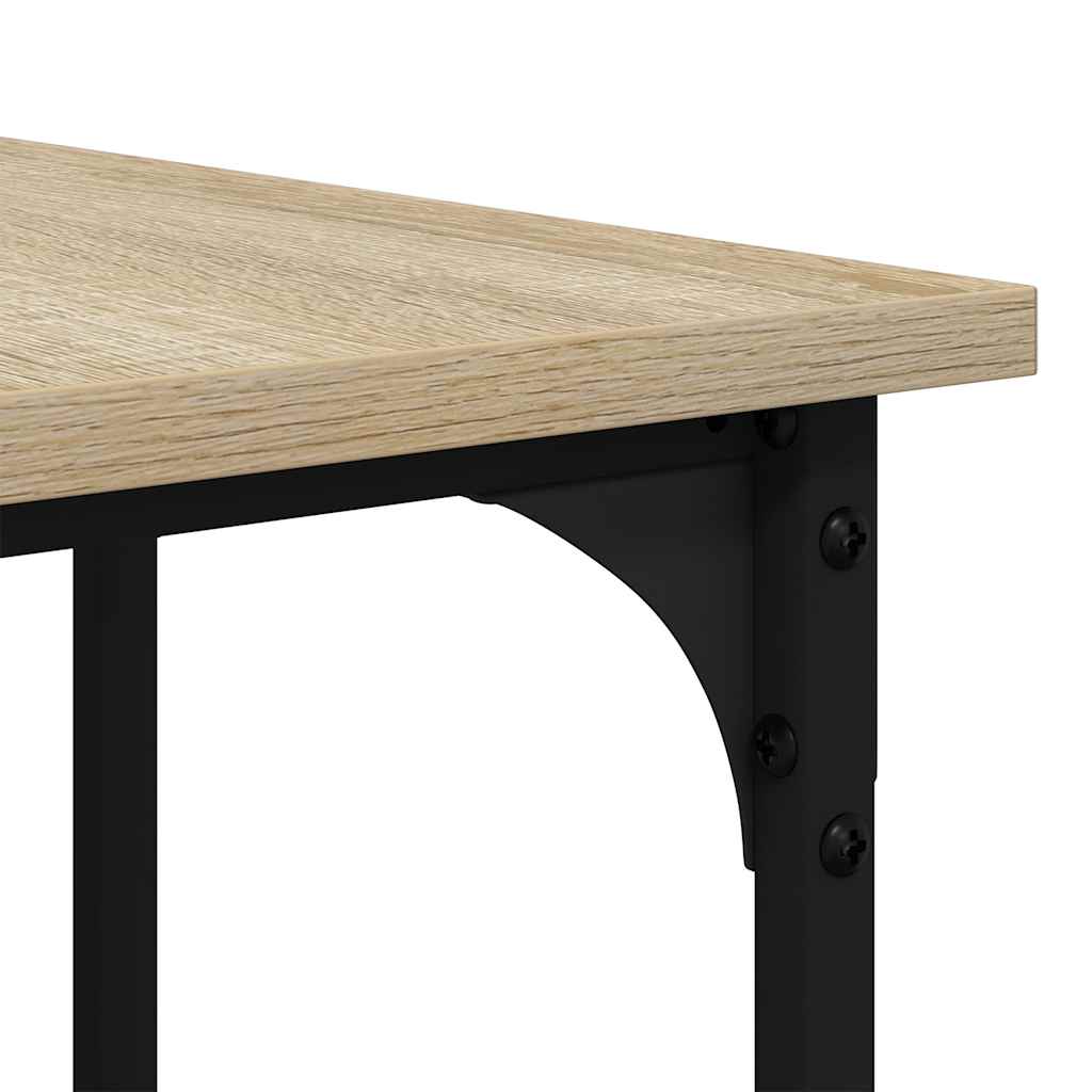 Desk Sonoma Oak 139x139x75 cm Particleboard