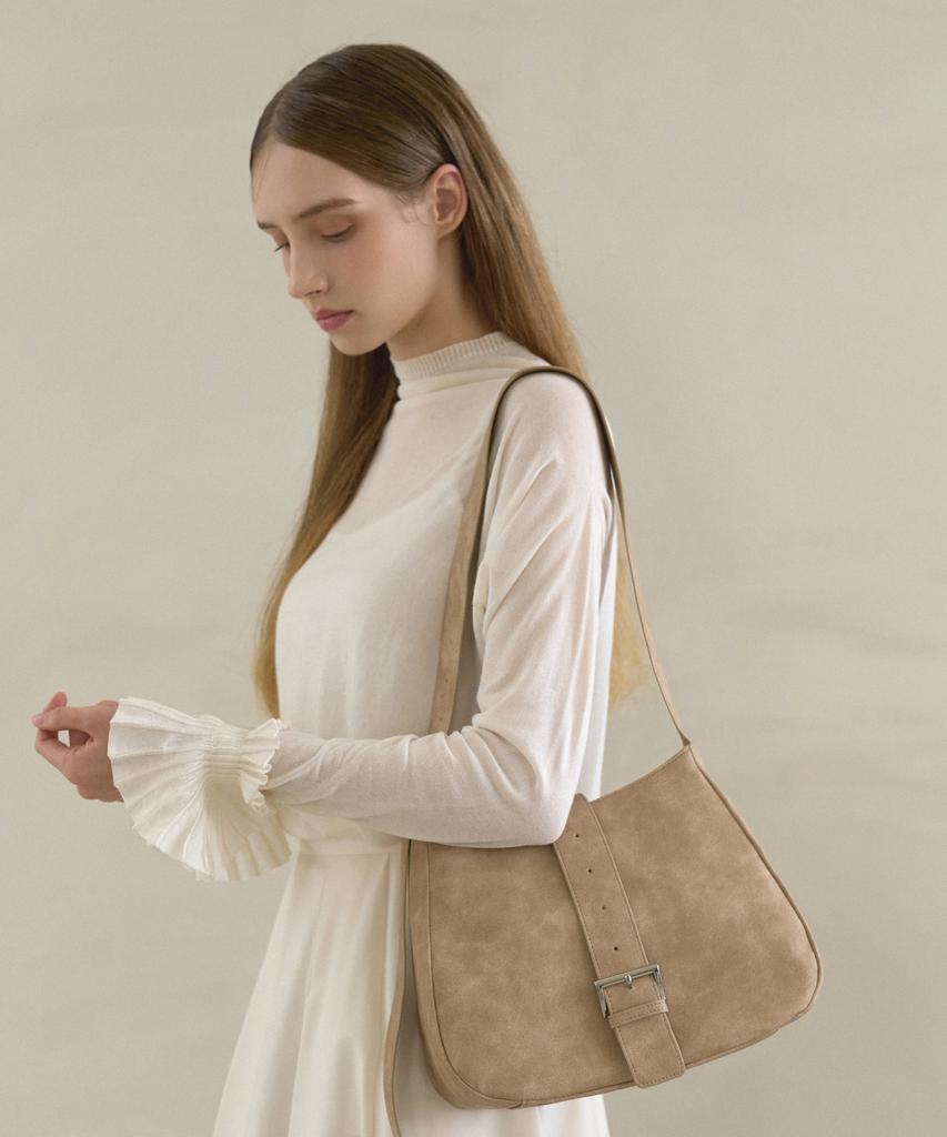 Maison246 Buckle Hobo-Beige