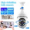 Bulb Wifi Surveillance Camera Wireless Night Vision HD Automatic Human Tracking Security Baby Monitor Zoom Full Color Video