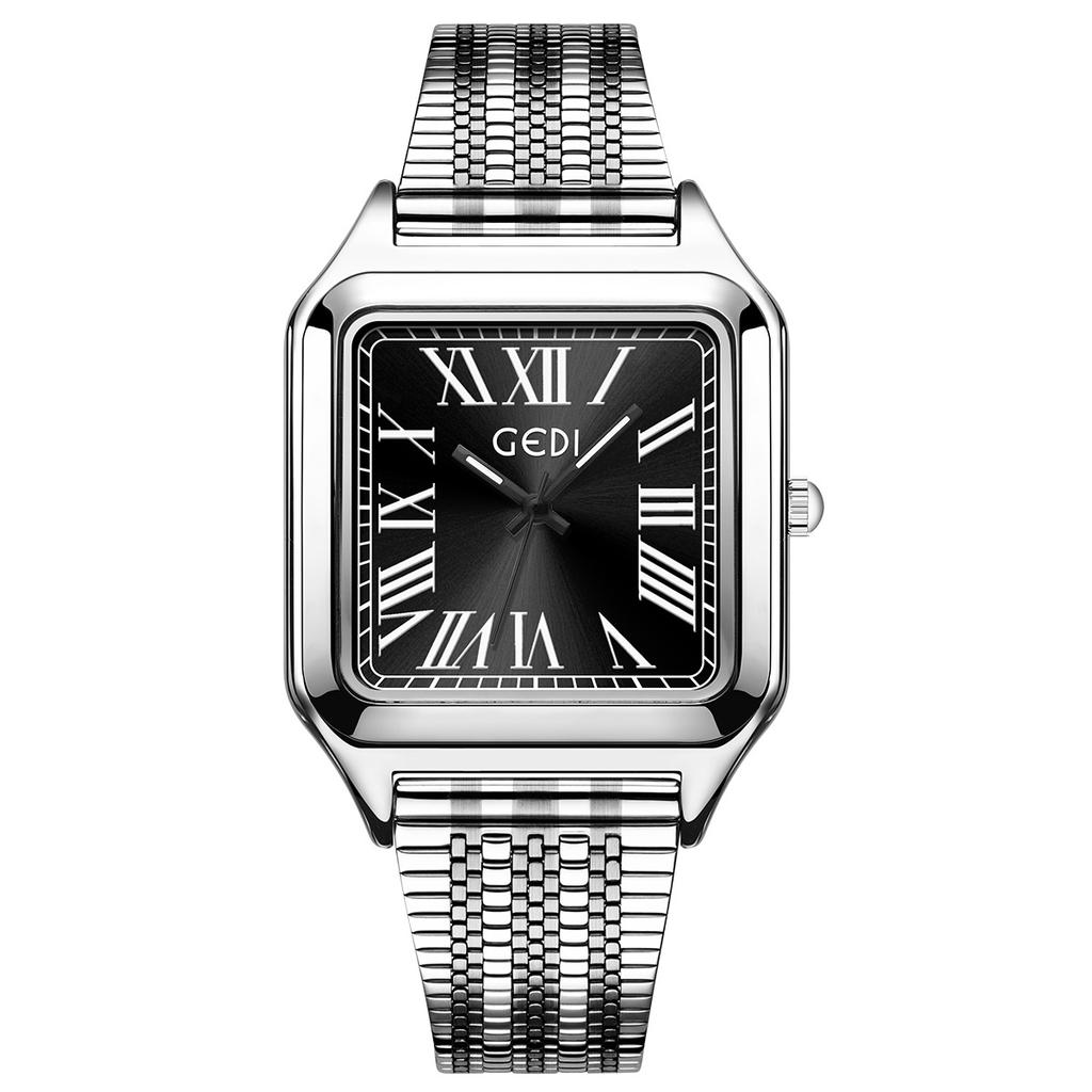 Light Luxury Small Square Watch, Simple Temperament Pointer Women'S Watch, Exquisite Fashion Niche Design, High-End Quartz Watch