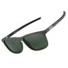 ZENOTTIC Square Polarized Sunglasses for Men - Lightweight TR90 Frame UV Blocking Shades for Driving Fishing Golf Sports