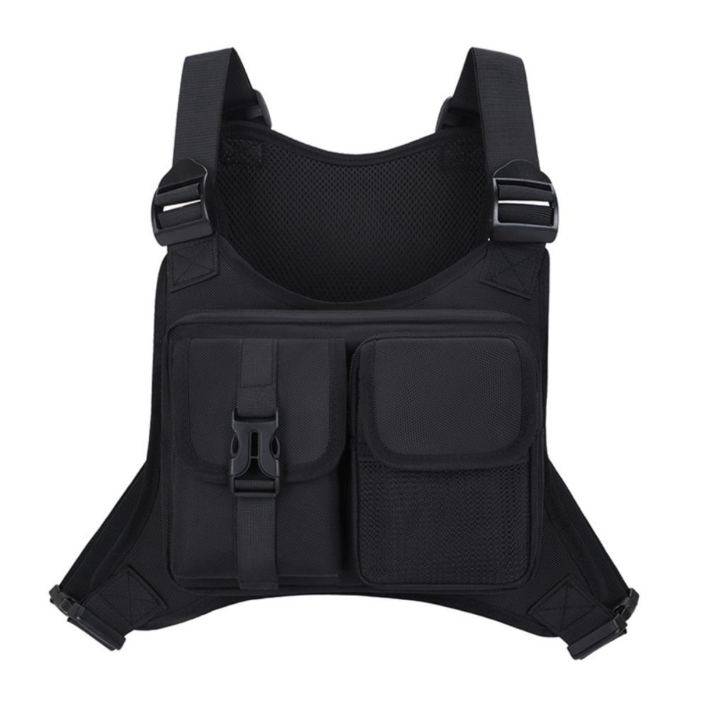 Wear-resistant Sports Chest Bag Waterproof Men Pack Bag Multi-functional Front Chest Pack Cycling