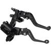 Kupplungshebel-Kit Motorradbremshebel 7/8" Universal, Bremskupplungs-Hauptzylinderbehälterhebel, Lenker-Kupplungshebel-Satz Oberer Hauptzylinder