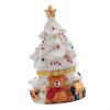 Christmas Tree Jewelry Storage Box Display Case Decorative Ceramic Organizers Trinket for Party