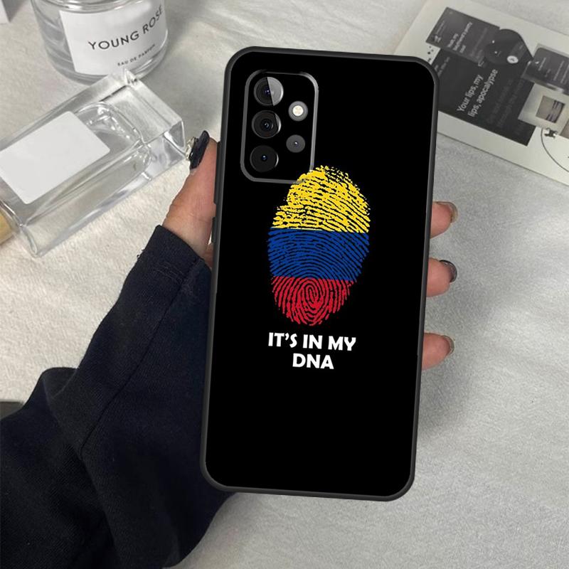 Colombia Flag Case For Samsung Galaxy A54 A34 A14 A36 A56 A06 A13 A53 A32 A12 A22 A52 A35 A17 A16 A55 A15