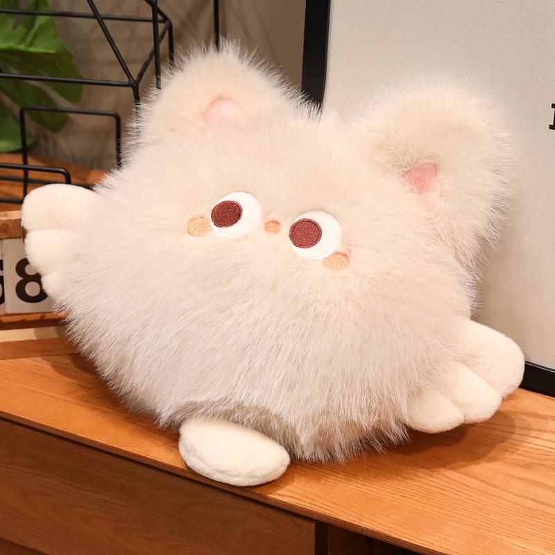 

Non-Toxic New Grey Cat Plush Toys Cat Stuffed Dolls Soft Pillow Stuffed Animal Peluches Dolls Toys Christmas Gifts 45x35cm