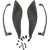 Adjustable Wind Deflectors Side Wings Windshield Fairing Side Cover Shield for 2014-2019 Harley Davidson Touring Electra/Street/Tri Glide CVO,Smoke