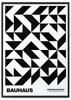 Black and White Bauhaus Poster