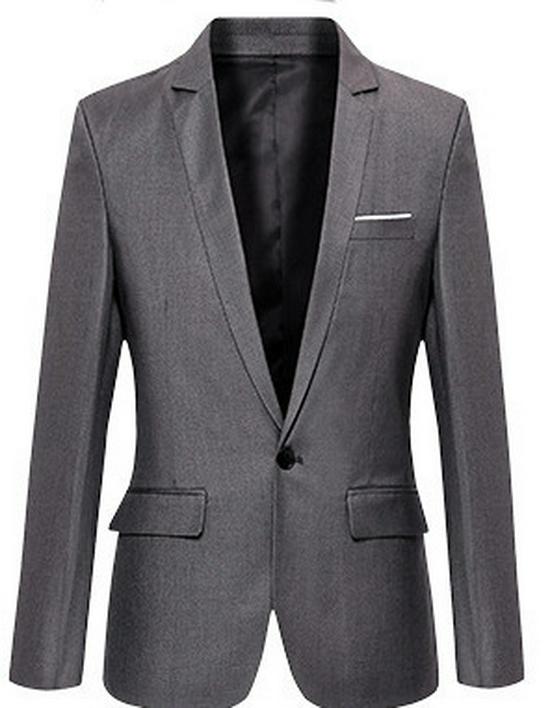 

Чоловічий повсякденний піджак-жилет-костюм 5XL сірий колір