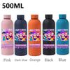 500ML KPop Dämonenjäger Cartoon Druck Sport Auslaufsicher Hohe Qualität Edelstahl Isoliert Wasserbecher Geburtstag Geburtstag Hohe Qualität Geschenke